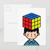 Cartes Pour Fêtes Annuelles Puzzler (Devant / Derrière)