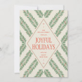 Cartes Pour Fêtes Annuelles Quadrant Holiday Foliage (Devant)