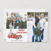 Cartes Pour Fêtes Annuelles Quarantine Joyeux Noël 4 PHOTO Salutation (Devant)