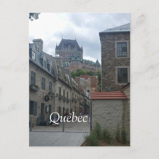 Cartes Pour Fêtes Annuelles Quartier historique de Québec (Devant)