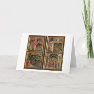 Cartes Pour Fêtes Annuelles Quatre scènes de la vie de Saint-Nicolas : NIC de