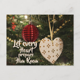 Cartes Pour Fêtes Annuelles Que chaque coeur le prépare, Noël Carol