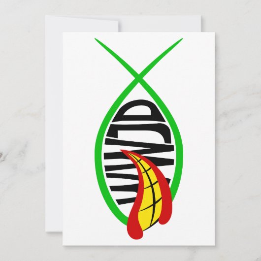 Cartes Pour Fêtes Annuelles Que ferait Joker ? (Devant)