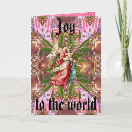 Cartes Pour Fêtes Annuelles Que la terre reçoive son Roi (Devant)