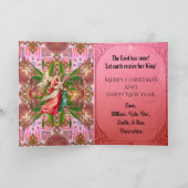 Cartes Pour Fêtes Annuelles Que la terre reçoive son Roi (Intérieur)