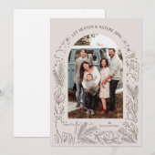 Cartes Pour Fêtes Annuelles Que le ciel chante la nature (Devant / Derrière)