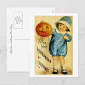 Cartes Pour Fêtes Annuelles Que ton Halloween soit joyeux (Devant / Derrière)