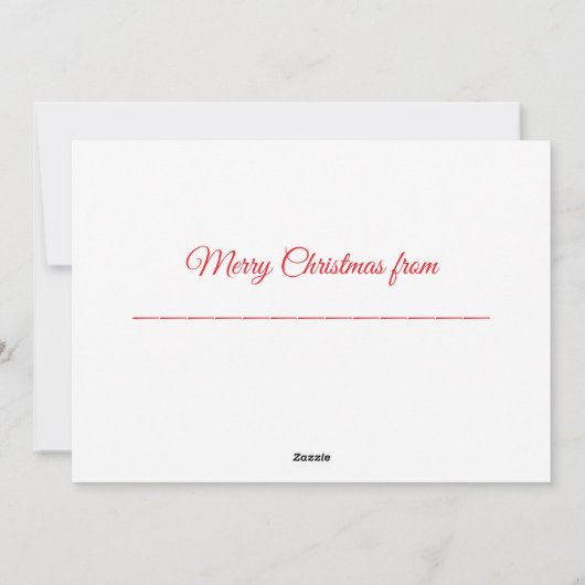 Cartes Pour Fêtes Annuelles Que vos journées soient joyeuses et lumineuses (Dos)