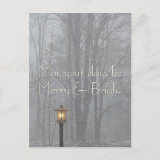 Cartes Pour Fêtes Annuelles Que vos jours soient Joyeux et Joyeux Fêtes (Devant)