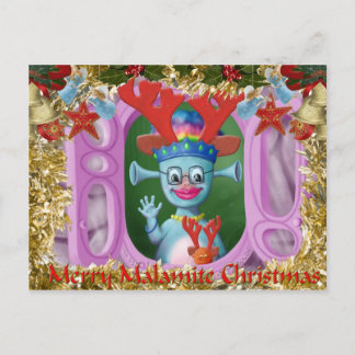 Cartes Pour Fêtes Annuelles Queen Mabel & Cedric. Joyeux Noël!