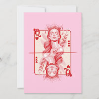 Queen of Hearts Preppy Art