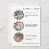 Cartes Pour Fêtes Annuelles Quel an d'examen photo Collage (Devant)