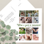 Cartes Pour Fêtes Annuelles Quel an Minimaliste 12 photo Collage Noël<br><div class="desc">Envoyez vos voeux de Noël personnalisés à votre famille et à vos amis tout en présentant quelques-uns de vos moments préférés de cette année! Cette carte de collage multi-photo minimaliste de Noël moderne présente un collage de douze photos carrés et un mélange de scénario festif et de typographie moderne simple....</div>