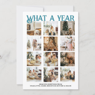 Cartes Pour Fêtes Annuelles Quel an photo Noël personnalisé