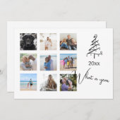 Cartes Pour Fêtes Annuelles Quel an photo Noël personnalisé (Devant / Derrière)