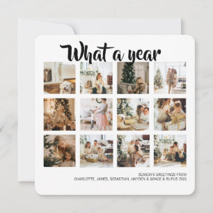 Cartes Pour Fêtes Annuelles Quel an photo Noël personnalisé