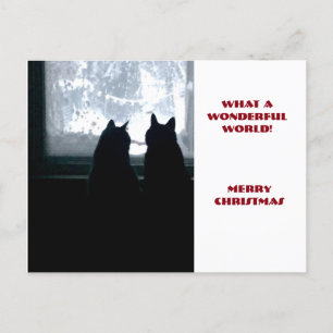 Cartes Pour Fêtes Annuelles Quel monde merveilleux !