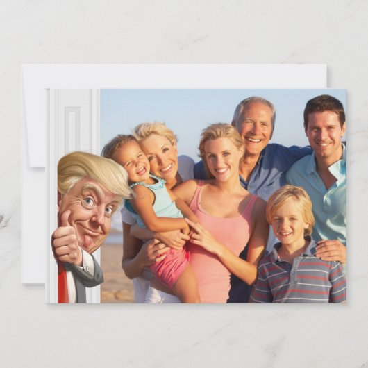 Cartes Pour Fêtes Annuelles Quel PHOTOBOMB (Devant)