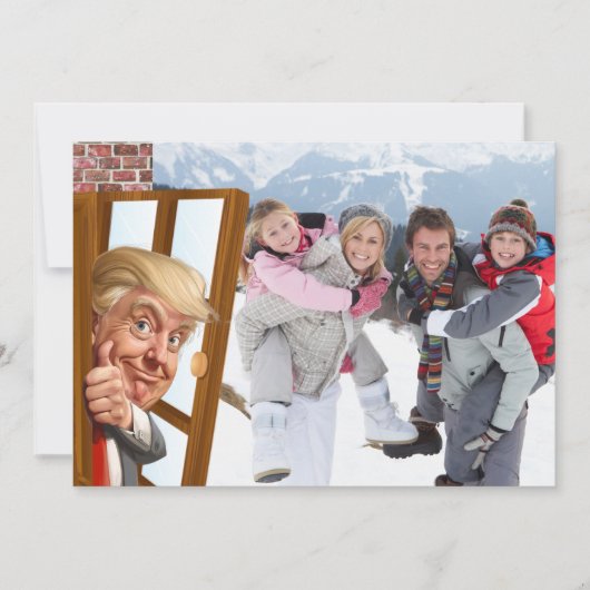 Cartes Pour Fêtes Annuelles Quel PHOTOBOMB (Devant)