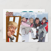 Cartes Pour Fêtes Annuelles Quel PHOTOBOMB (Devant / Derrière)