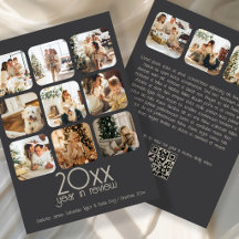 Quelle année 12 Code QR texte photo personnalisé