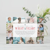 Cartes Pour Fêtes Annuelles Quelle année | Année d'évaluation Collage photo (Debout devant)