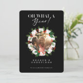 Cartes Pour Fêtes Annuelles Quelle Année ! Papier de toilette Festive Photo Wr (Debout devant)