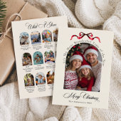 Cartes Pour Fêtes Annuelles Quelle année Photo de famille Bilan de l'année au 