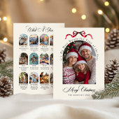 Cartes Pour Fêtes Annuelles Quelle année Photo de famille Bilan de l'année au 