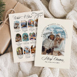 Cartes Pour Fêtes Annuelles Quelle année Photo Minimaliste Bilan annuel Arc<br><div class="desc">Quelle année Photo Minimaliste Bilan annuel Arc Carte de Noël</div>