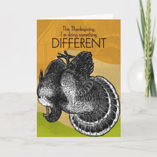Cartes Pour Fêtes Annuelles Quelque chose différente pour le thanksgiving