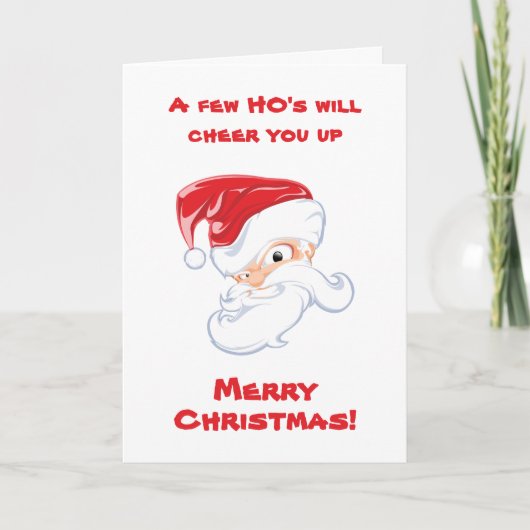 Cartes Pour Fêtes Annuelles Quelques HO pour Noël (Devant)