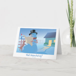 Cartes Pour Fêtes Annuelles Qu'est-ce qui garde ce chien ?