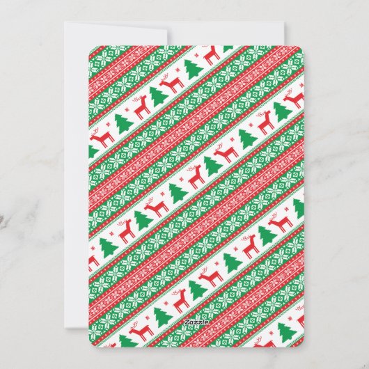 Cartes Pour Fêtes Annuelles Questionnaire sur les cadeaux de Père Noël (Dos)