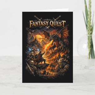 Cartes Pour Fêtes Annuelles Quête de feu de dragon