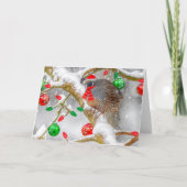 Cartes Pour Fêtes Annuelles Queue de Noël (Devant)