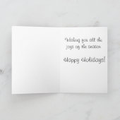 Cartes Pour Fêtes Annuelles Qu'il neige (Intérieur)