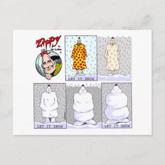 Cartes Pour Fêtes Annuelles Qu'il neige