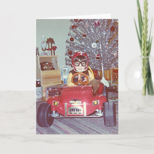 Cartes Pour Fêtes Annuelles Racer de Noël