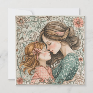 Cartes Pour Fêtes Annuelles Radiance de la maternité : notes douces