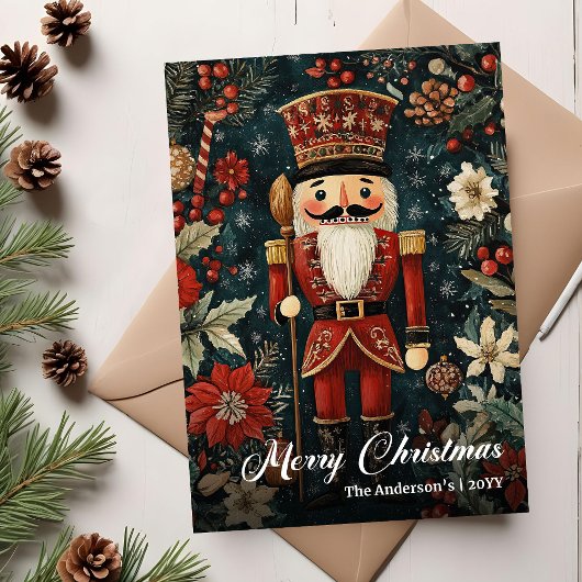 Cartes Pour Fêtes Annuelles Radiant nostalgic Christmas nutcracker printable
