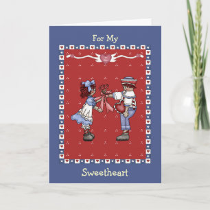 Cartes Pour Fêtes Annuelles Raggedy Ann Sweethearts Valentine