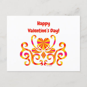 Cartes Pour Fêtes Annuelles Rainbow Heart et Lily