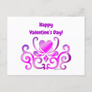 Cartes Pour Fêtes Annuelles Rainbow Heart et Lily