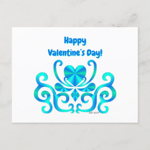 Cartes Pour Fêtes Annuelles Rainbow Heart et Lily