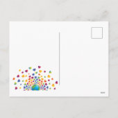Cartes Pour Fêtes Annuelles Rainbow of Hearts Design (Dos)