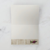 Cartes Pour Fêtes Annuelles Raisins Rétro de Thanksgiving (Intérieur)