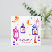 Cartes Pour Fêtes Annuelles Ramadan (Debout devant)
