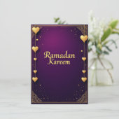 Cartes Pour Fêtes Annuelles Ramadan Kareem (Debout devant)