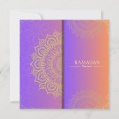 Cartes Pour Fêtes Annuelles ramadan kareem ramadan souhaite (Devant)